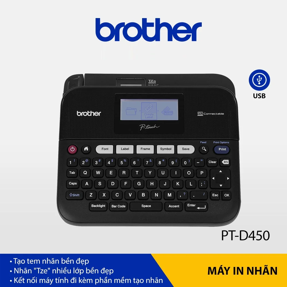 Máy in nhãn Brother 